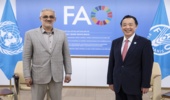 دیدار سرپرست سازمان منابع طبیعی و آبخیزداری کشور با مدیرکل فائو