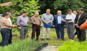 بازدید مدیرکل دفتر برنامه ریزی ،بودجه وهماهنگی طرحها سازمان منابع طبیعی وآبخیزداری از نهالستانها و طرحهای زراعت چوب استان گیلان