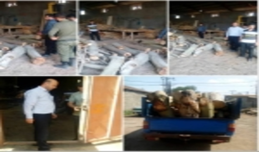  کشف چوب آلات قاچاق طی عملیات مختلف در شهرستان رشت