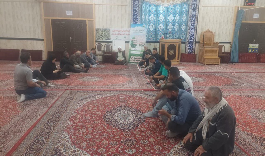 حضور دکتر یوسف پور، مدیر کل منابع طبیعی و آبخیزداری استان گیلان و همراهان ایشان در مراسم بزرگداشت سردار پرافتخار اسلام و ایران شهید حاج قاسم سلیمانی د ر مصلی رشت 