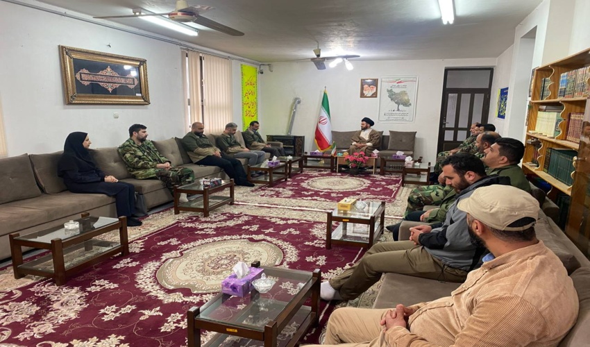 شهرستان شفت -گزارش تصویری / دیدار رییس اداره منابع طبیعی و آبخیزداری شهرستان شفت با امام جمعه شهرستان شفت 