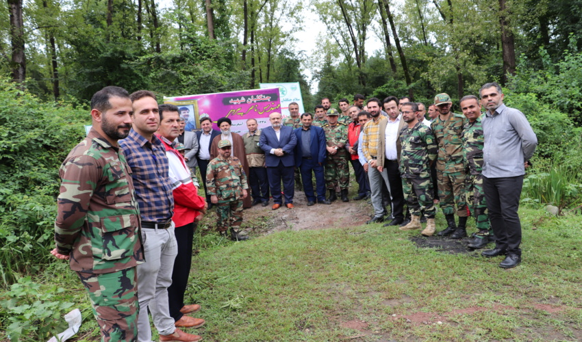 بر گزاری مراسم رونمایی از تابلوی محل شهادت شهید مهندس ناصر پیروی 