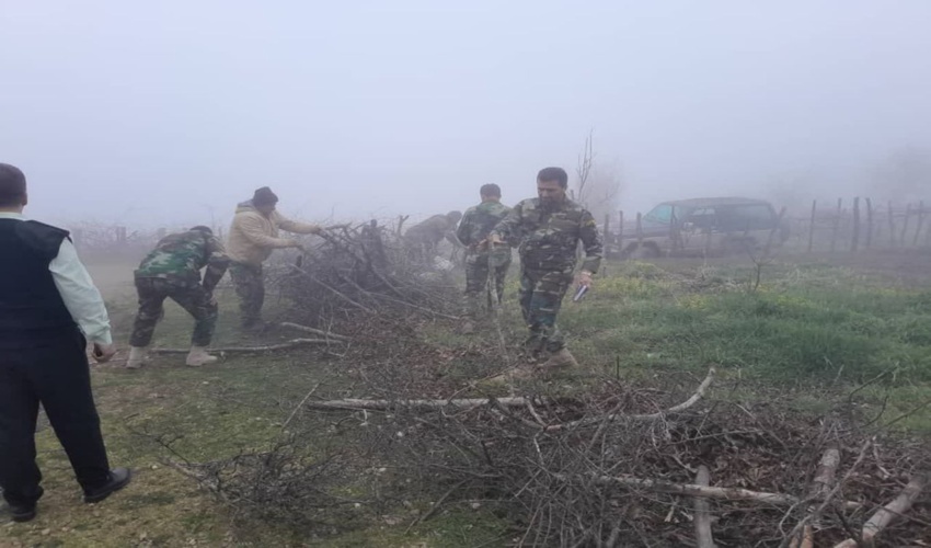 رفع تصرف اراضی ملی در شهرستان رضوانشهر