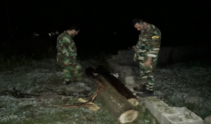  اجرای طرح تشدید مقابله با قاچاق چوب آلات جنگلی