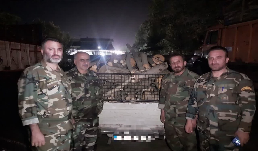 کشف وضبط چوب آلات قاچاق در رشت