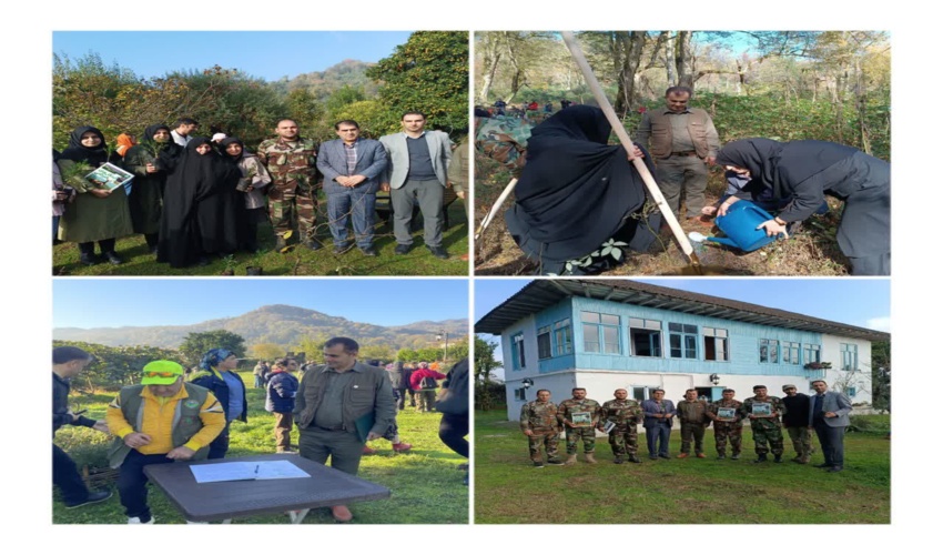 250 اصله نهال شمشاد و بلند مازو در گرامیداشت یاد و خاطره شهید غفاری کاشته شد