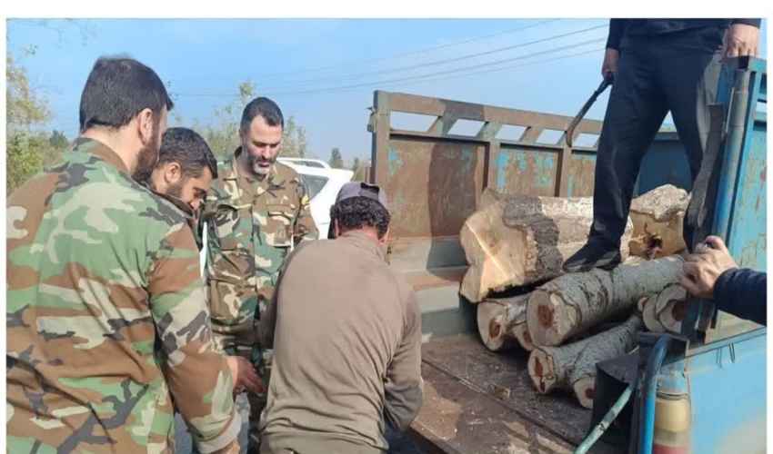 کشف وضبط چوب آلات قاچاق در شهرستان رشت
